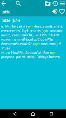 EN-TH Dictionary android App screenshot 7